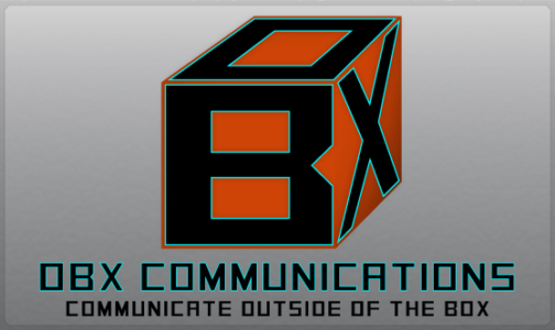 OBX Communications Box Logo Design